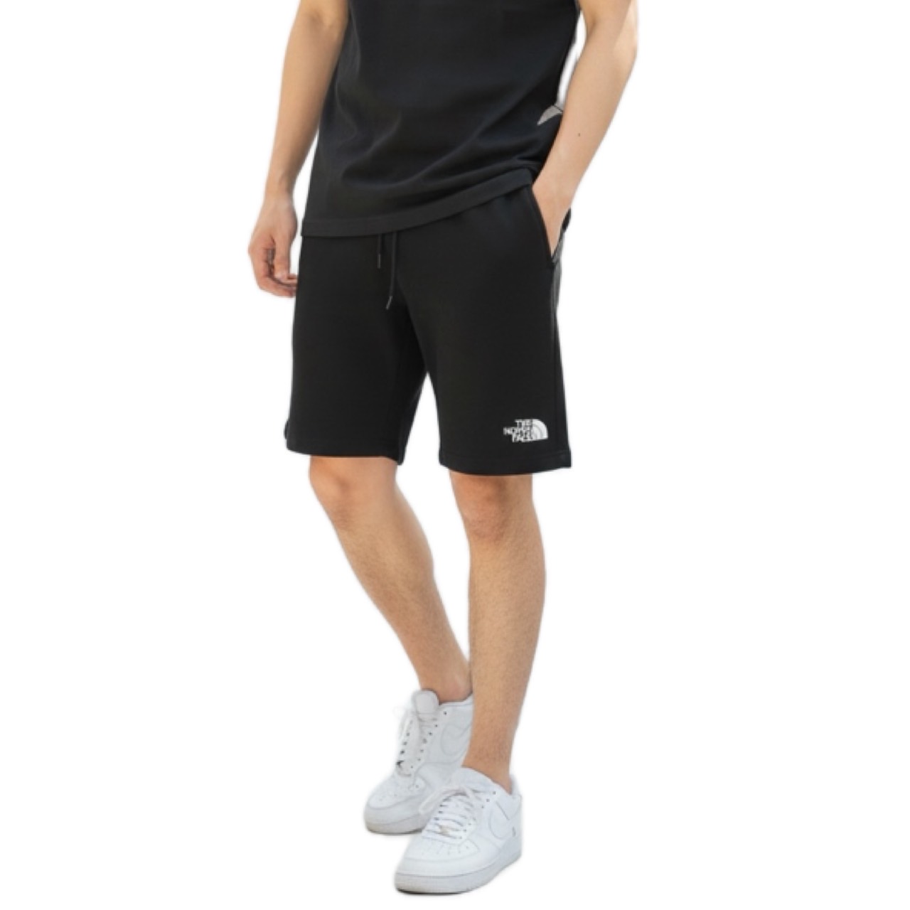 ザ ノースフェイス The North Face ボトムス ハーフパンツ NF0A8GQB スウェット 半パン プリントロゴ メンズ 部屋着 M Simple Dome Light Regular Shortsの画像