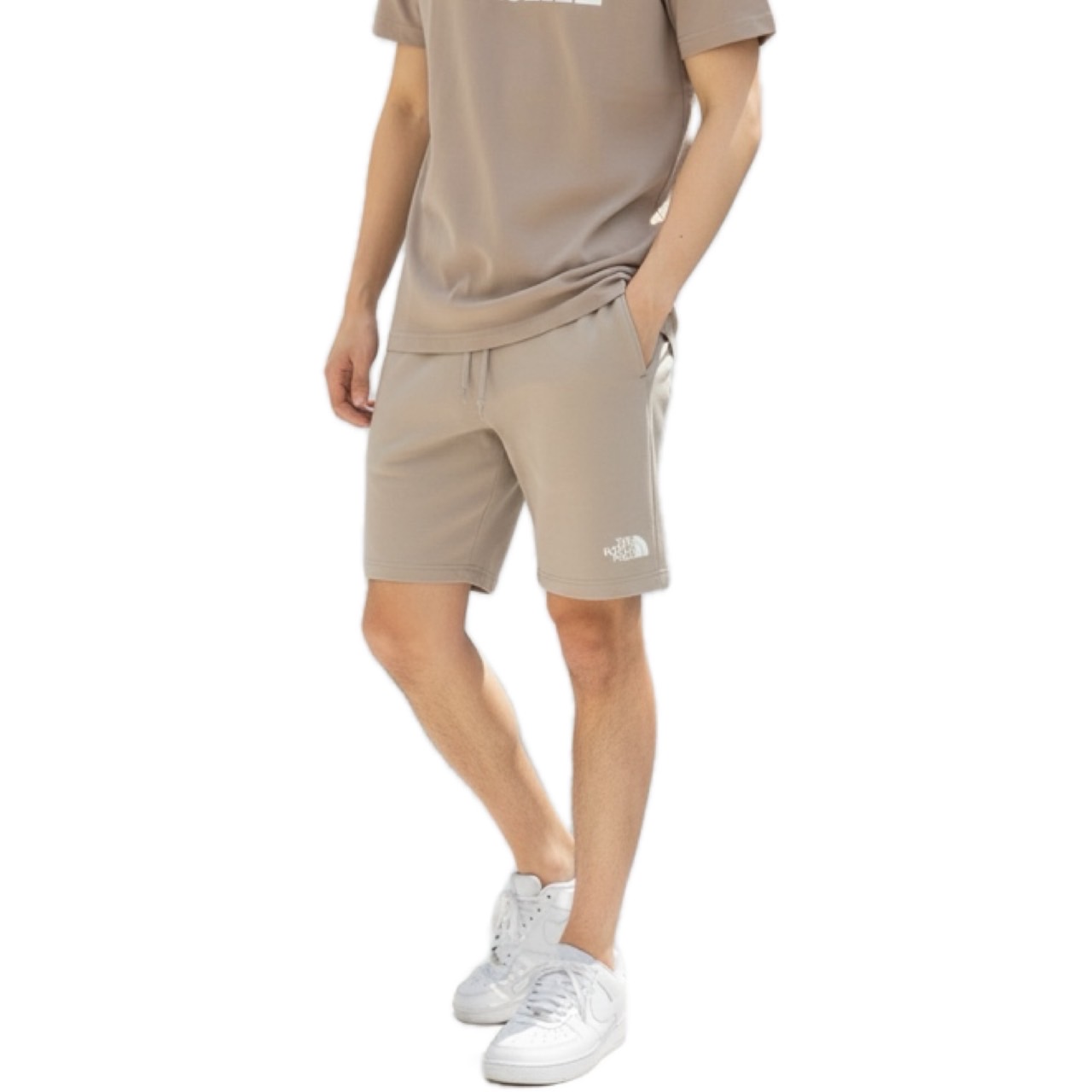 ザ ノースフェイス The North Face ボトムス ハーフパンツ NF0A8GQB スウェット 半パン プリントロゴ メンズ 部屋着 M Simple Dome Light Regular Shortsの画像