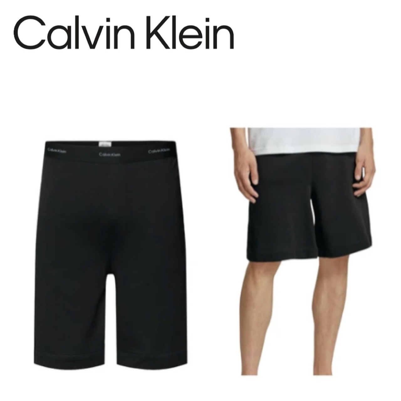 カルバンクライン CALVIN KLEIN ボトムス NM2707E ズボン ラウンジウェア スウェットパンツ ハーフパンツ 半パン ルームウェア スポーツ メンズ メンズサイズ | Calvin Klein | 01