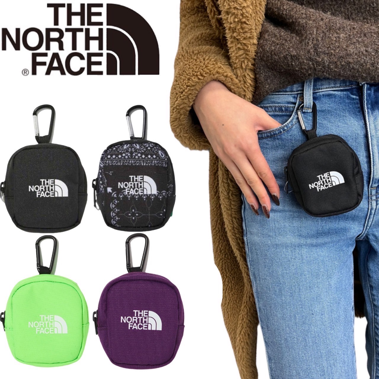 適切な価格 ザ ノースフェイス The North Face ミニ ポーチ 韓国限定