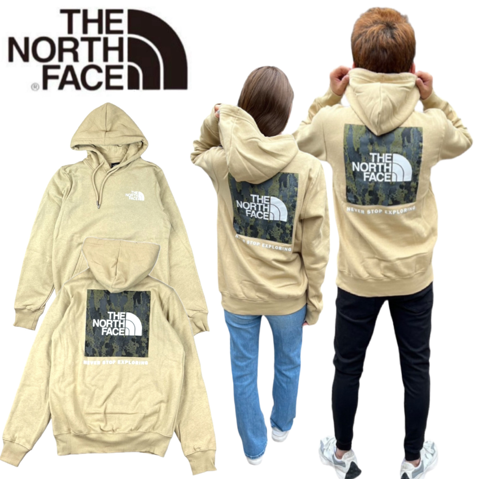 ザ ノースフェイス The North Face ボックス パーカー バックプリント