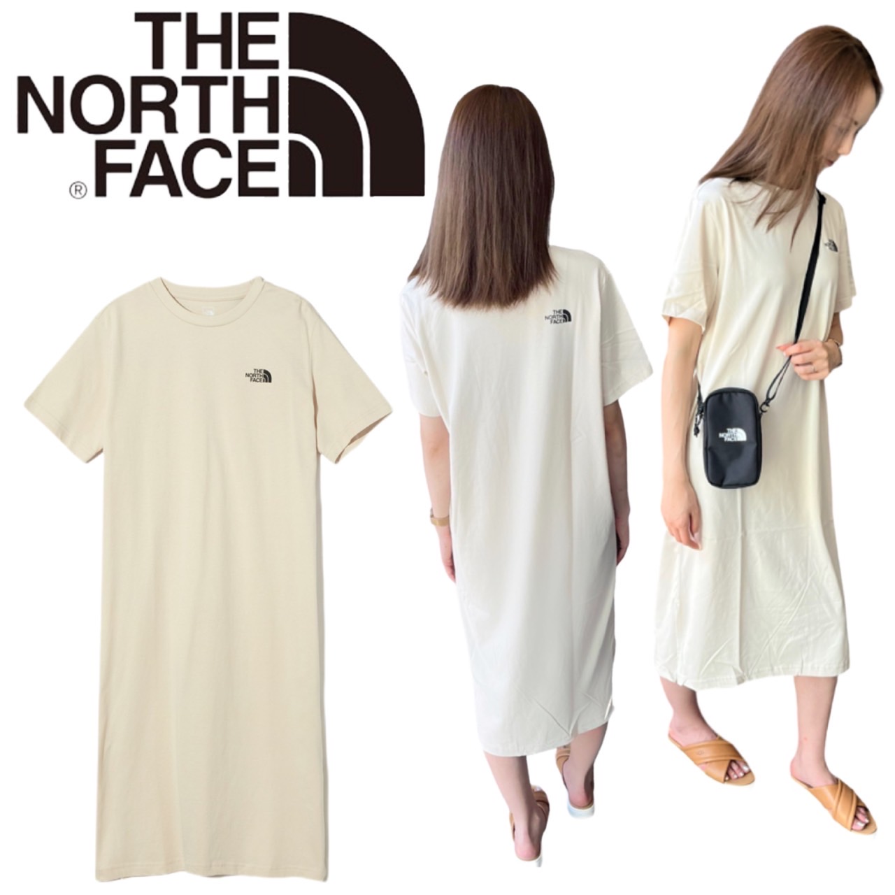 ザ ノースフェイス The North Face ワンピース Tシャツ NT7ZP40A/B/C/D