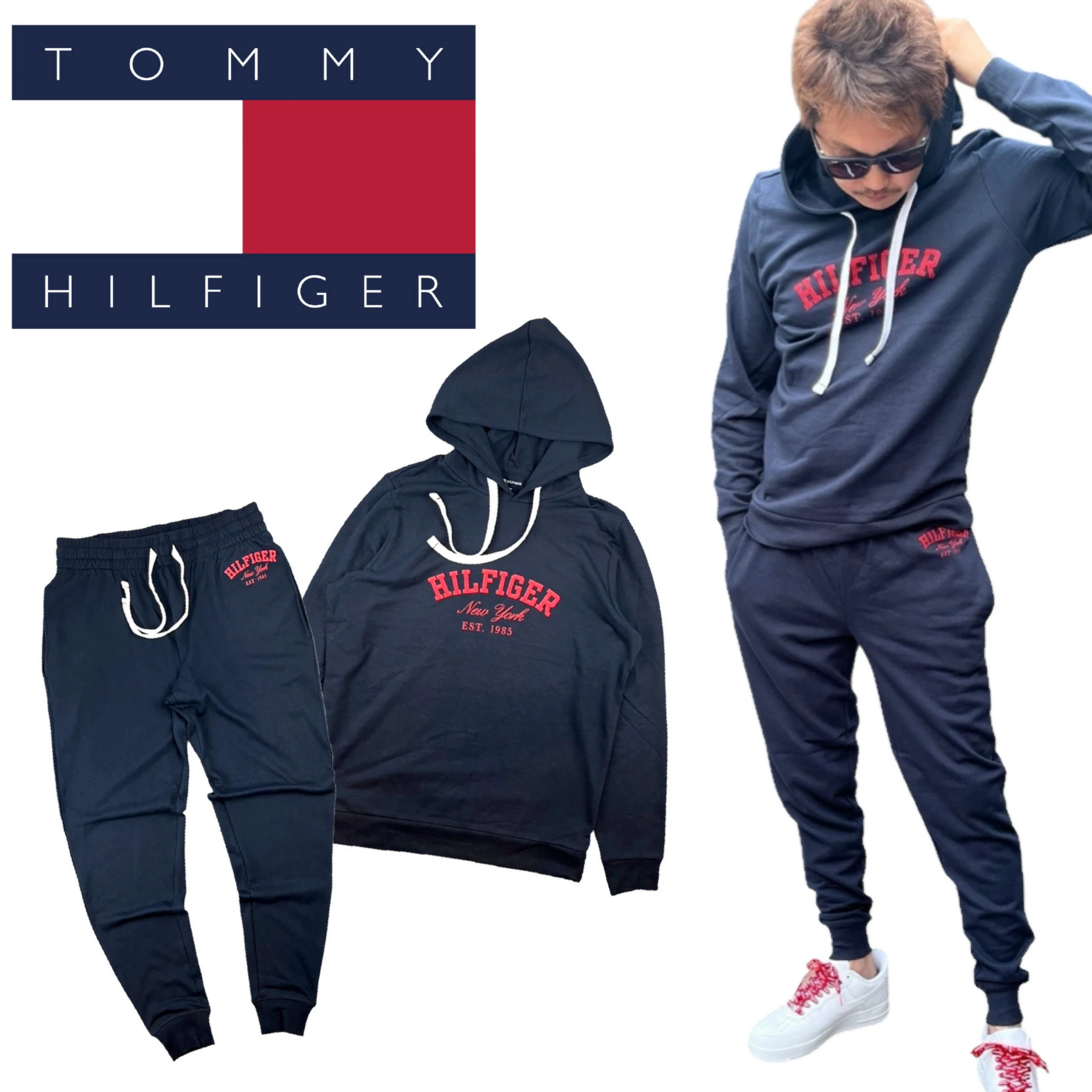 TOMMY HILFIGER（トミー・ヒルフィガー） セットアップ 上下 パーカー