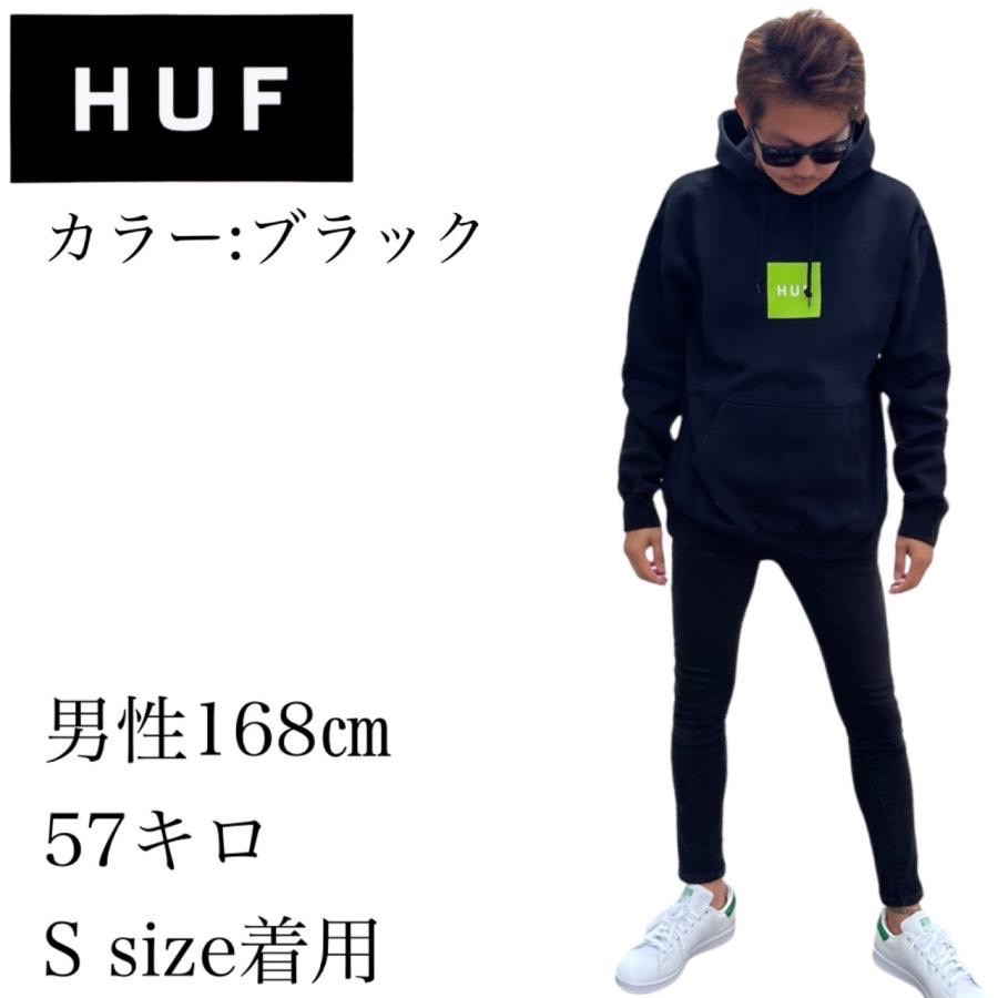 ハフ HUF パーカー スウェット 裏起毛 PF00465/PF00573 ボックスロゴ ロングスリーブ プルオーバー メンズ レディース HUF  ESSENTIALS BOX LOGO P/O