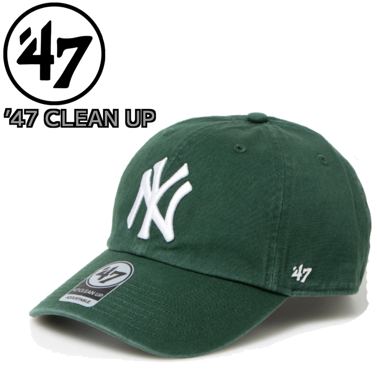 ロボホン ベースボール キャップ 帽子 オリーブグリーン 47（フォーティーセブン） キャップ 帽子 RGW17GWS ヤンキース NYY