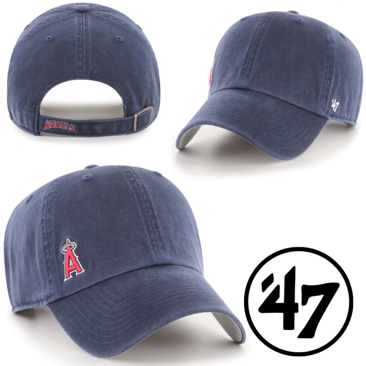 47 キャップ フォーティーセブン  LA ドジャース ヤンキース クリーンナップ ミニロゴ 帽子 ...