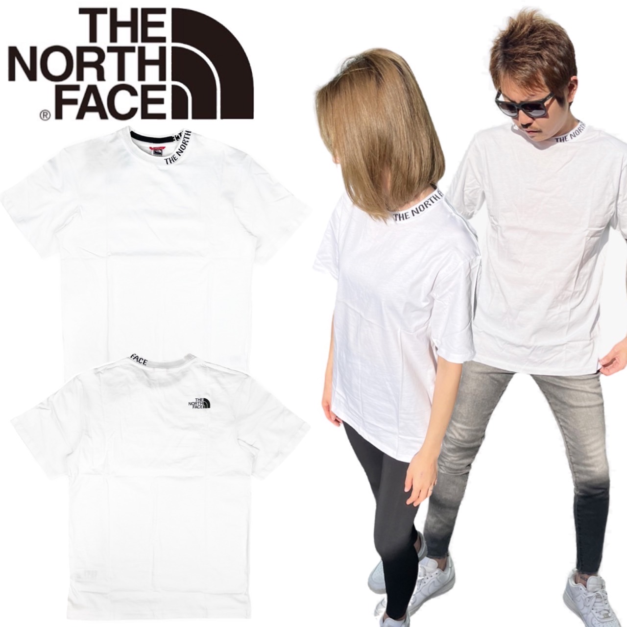 ザ ノースフェイス The North Face Tシャツ 半袖 首元ロゴ 