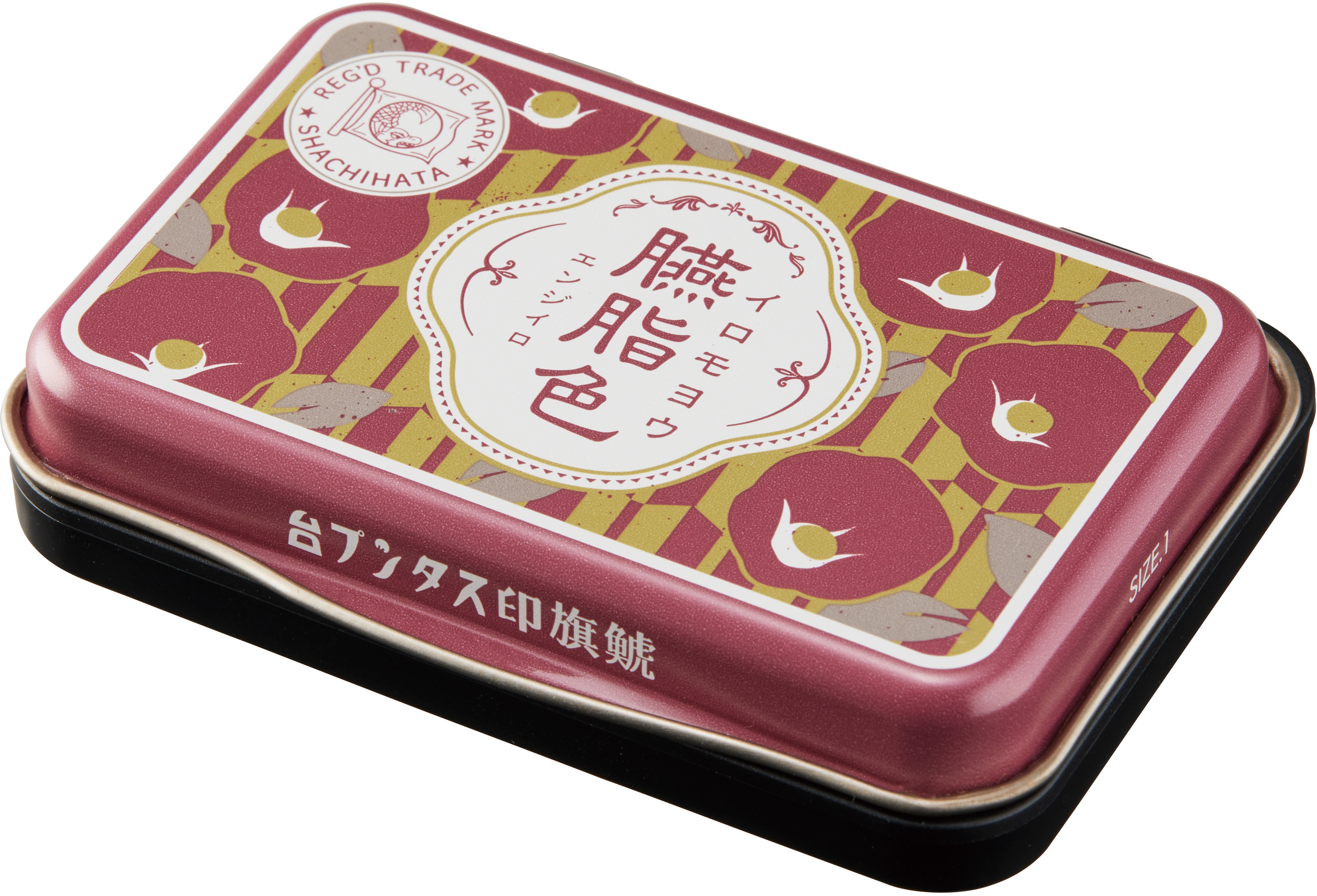 6584 老太湖石 銘 紫栞城 ウブ 刻印あり 台座2個あり 桐箱あり シヤチハタ（Shachihata） いろもよう1925 スタンプ台 100周年