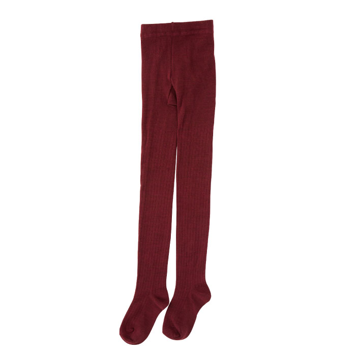 51831 stample スタンプル スタンダード メランジ リブ タイツ キッズ 女の子 ガールズ 綿混 綿 防寒 あったか 暖かい | stample | 06