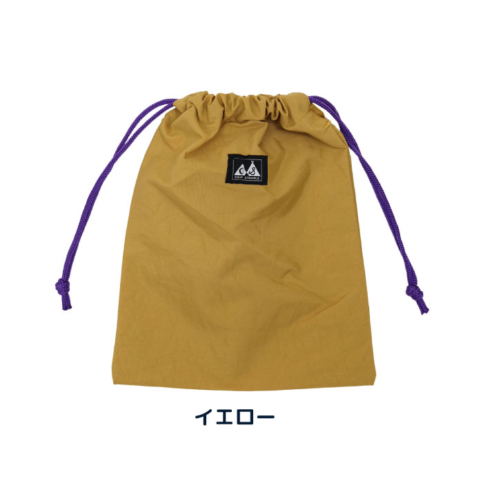 【Lsize】CAMP STAMPLE（キャンプ スタンプル）63007 ウォッシュドナイロン巾着 L キッズ 小学校 撥水 給食 小学校 幼稚園 保育園 きんちゃく | stample | 02