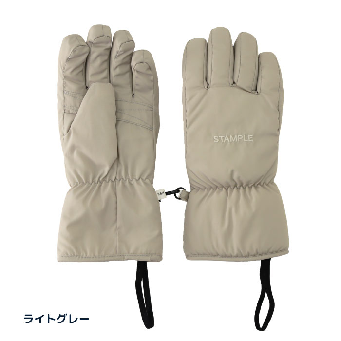 70010 stample  スタンプル 防水キッズグローブ 子供 手袋 暖かい 五本指 防水 撥水性 防寒性 男の子 女の子 雪遊び スキー スノボ | stample | 02