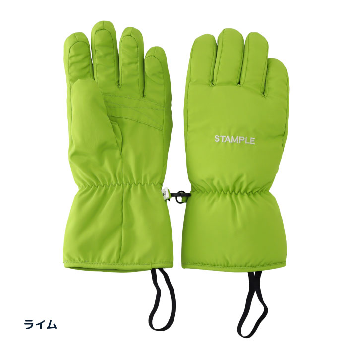 70010 stample  スタンプル 防水キッズグローブ 子供 手袋 暖かい 五本指 防水 撥水性 防寒性 男の子 女の子 雪遊び スキー スノボ | stample | 03