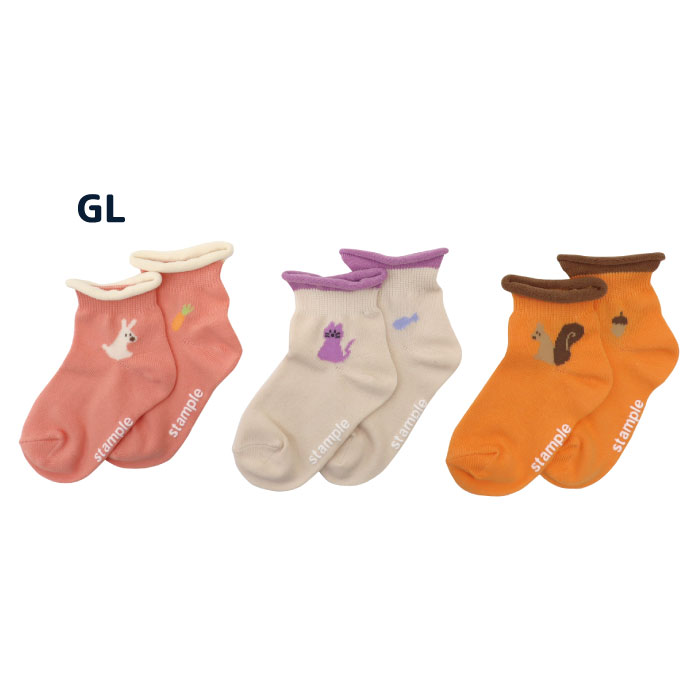 stample スタンプル 73285  アニマルポイント園児ソックス 2025 秋 冬 春 夏 靴下 子供 キッズ 通園 女の子 男の子 動物 滑り止め | stample | 02