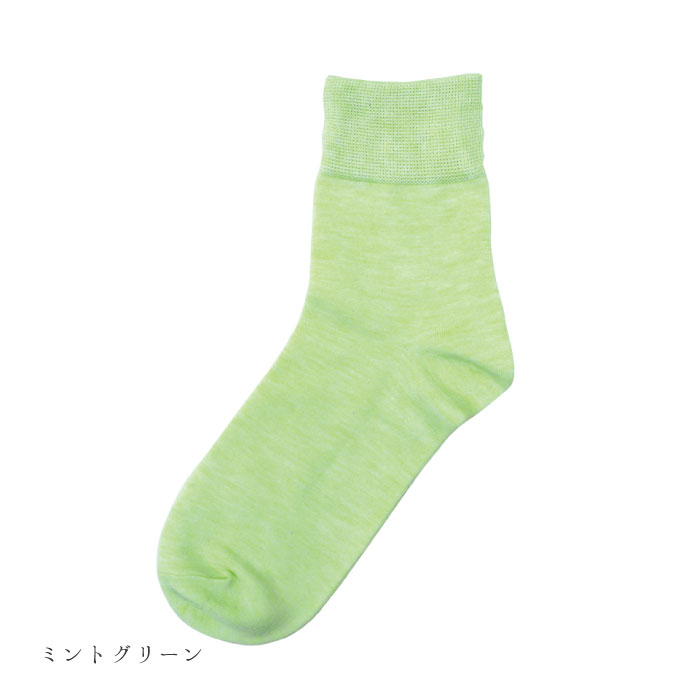 TAWARA（たわら） t30360 チラミセ ハイゲージ ショートソックス 1P 2025 春 夏 靴下 レディス おしゃれ シンプル 無地 ネオンカラー 蛍光 | stample | 04