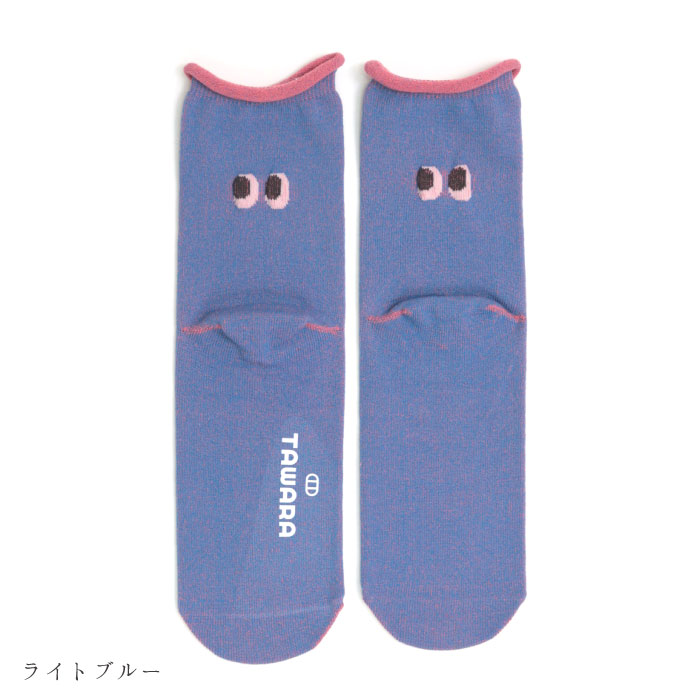 TAWARA（たわら）t30892 KAOショートソックス ゴムなし クルーソックス 1P レディース 顔 | TAWARA | 05