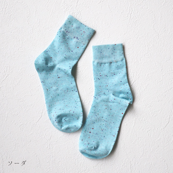 TAWARA（たわら） t31144 アイスクリーム ショートソックス 1P 春 夏 秋 冬 靴下 レディス おしゃれ シンプル カラフル | TAWARA | 01