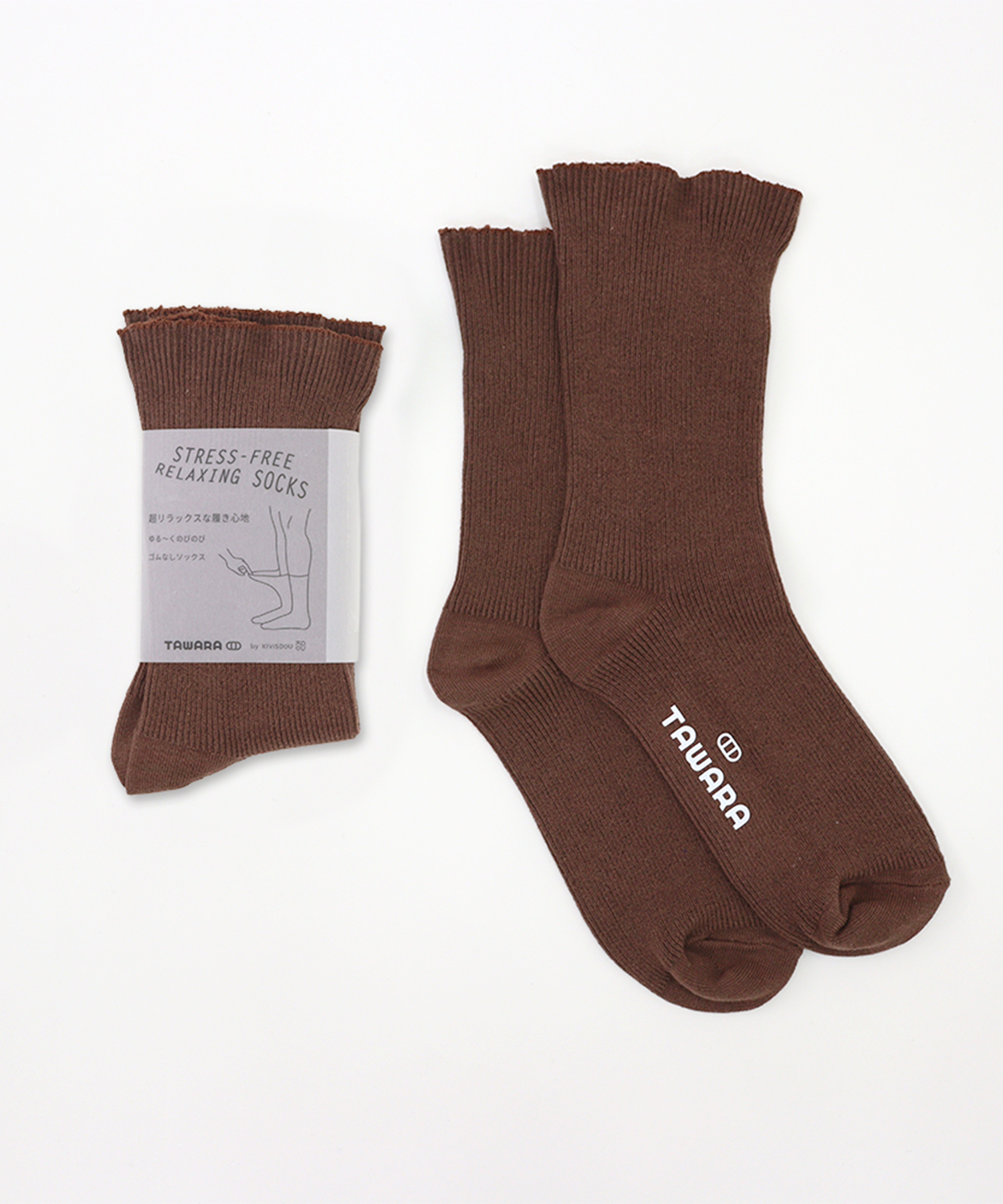 t40771 TAWARA（たわら） ゆる〜くのびのび ゴムなしソックス 1P 男女兼用 サイズフリー 22cm 23cm 24cm 25cm 26cm 27cm | TAWARA | 08