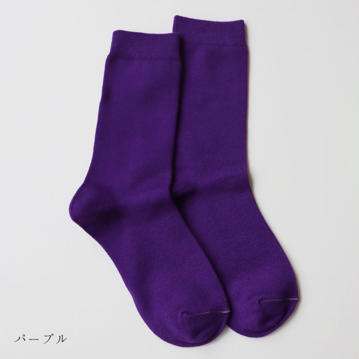 TAWARA（たわら） t40804 ちょびっとウールベタ編みクルーソックス 1P 靴下 レディース おしゃれ かわいい ウール カラフル ネオンカラー 蛍光 シンプル 秋 冬 |  | 06