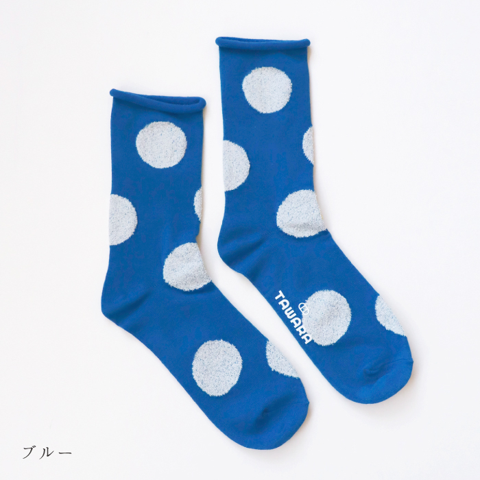 TAWARA（たわら） デイリードット クルーソックス 1P 靴下 レディース おしゃれ かわいい コットン ドット | TAWARA | 04