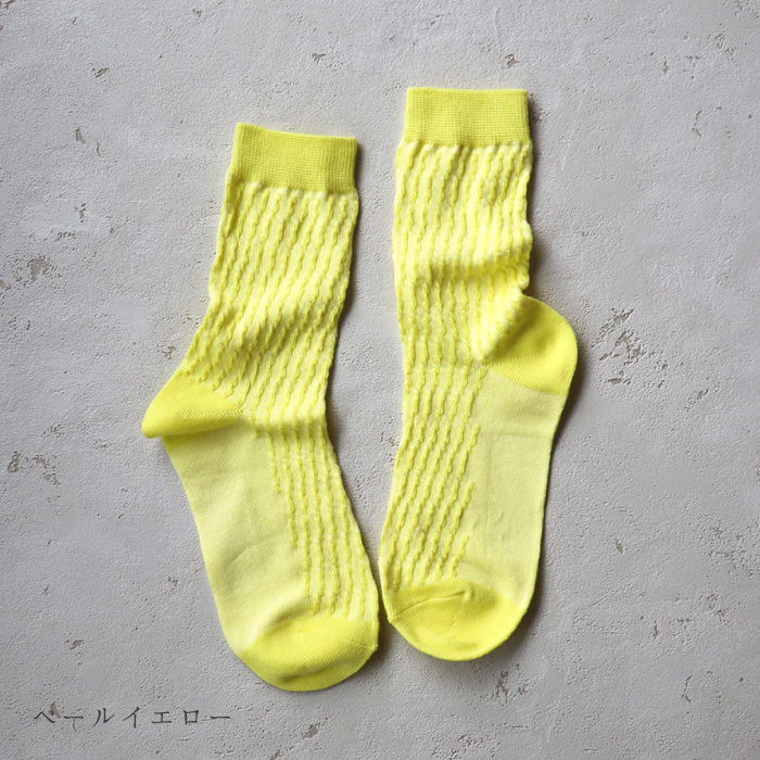TAWARA（たわら） ポコポコ クルーソックス 1P 靴下 レディース おしゃれ かわいい コットン 立体編み | TAWARA | 03