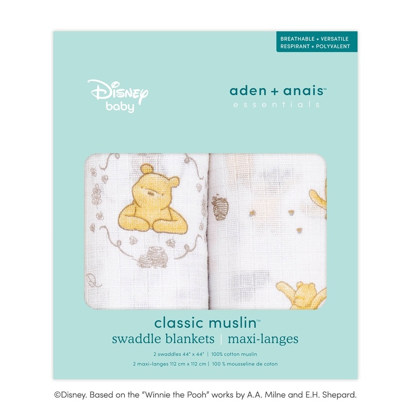 エッセンシャルズ Disney baby 日本正規品 おくるみ エイデンアンドアネイ aden モスリンラップ 2枚セット ガーゼ コットン ガーゼ |  | 01
