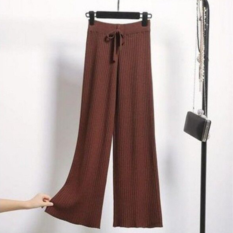 リブニットパンツ リブニットワイドパンツ ロングパンツ レディース ウエストゴム リブニット 体形カバー ゆったり 楽ちん 履きやすい ポイント消化 送料無料 |  | 04