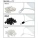 同色40個セット マスク 長さ 調整 アジャスター ゴム紐 シリコン ストッパー サイズ調整 シンプル 不織布 シリコン 布マスク 手作り DIY 大人 子供 送料無料 関連画像3