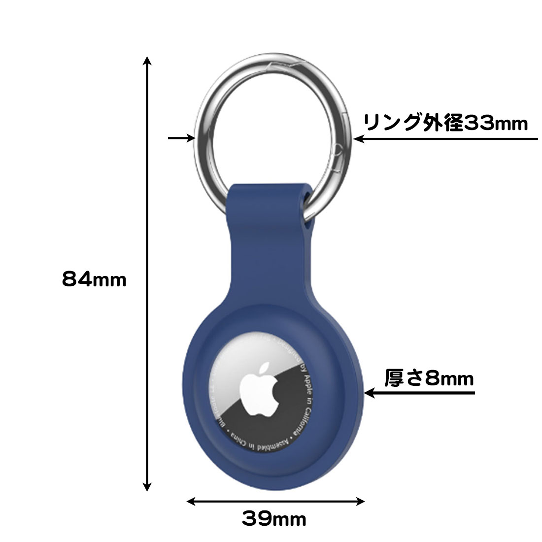 キーリング付き AirTag エアタグ シリコンホルダー カバー 傷防止 破損防止 保護ケース 追跡タグ 紛失防止 キーホルダー 落下防止 シリコンケース 送料無料 |  | 05