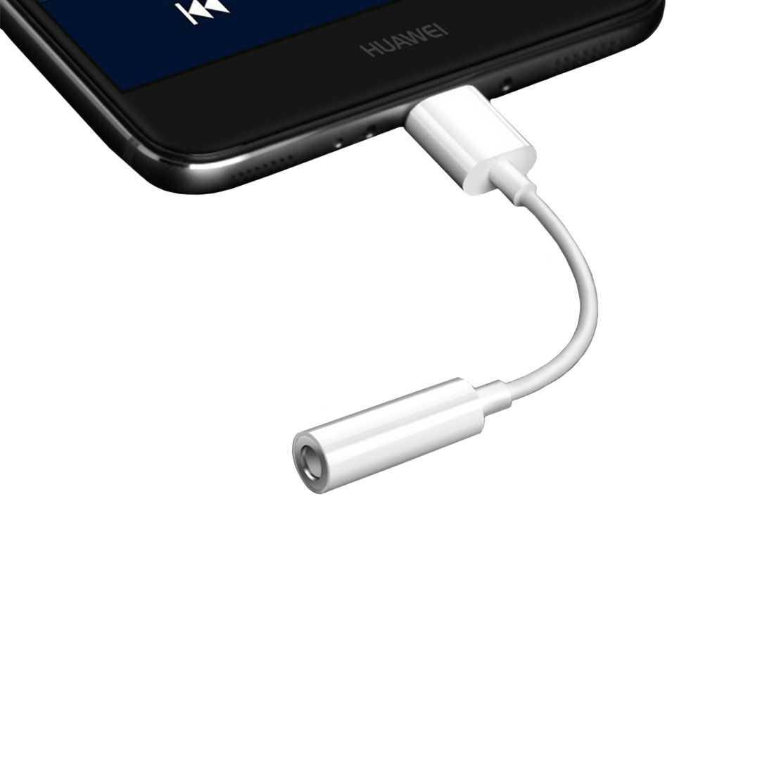 USB type-c イヤホンジャック 変換 アダプタ DAC内蔵 3.5mm 4極 11cm 短い オーディオ 黒 白 ケーブル スマホ タブレット 有線 ヘッドホン イヤホン マイク不可 関連画像3