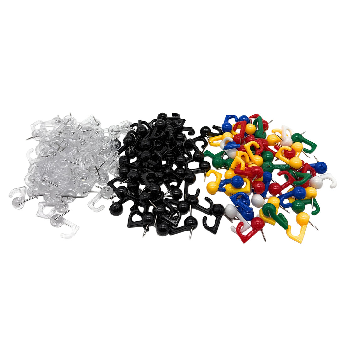 50個セット 壁掛けフック ピン 耐荷重 1kg 目立たない 画びょう 賃貸 画鋲 プラスチック フック 石膏ボード 壁 傷つけない 額縁 絵画 カレンダー 時計 押しピン 関連画像5