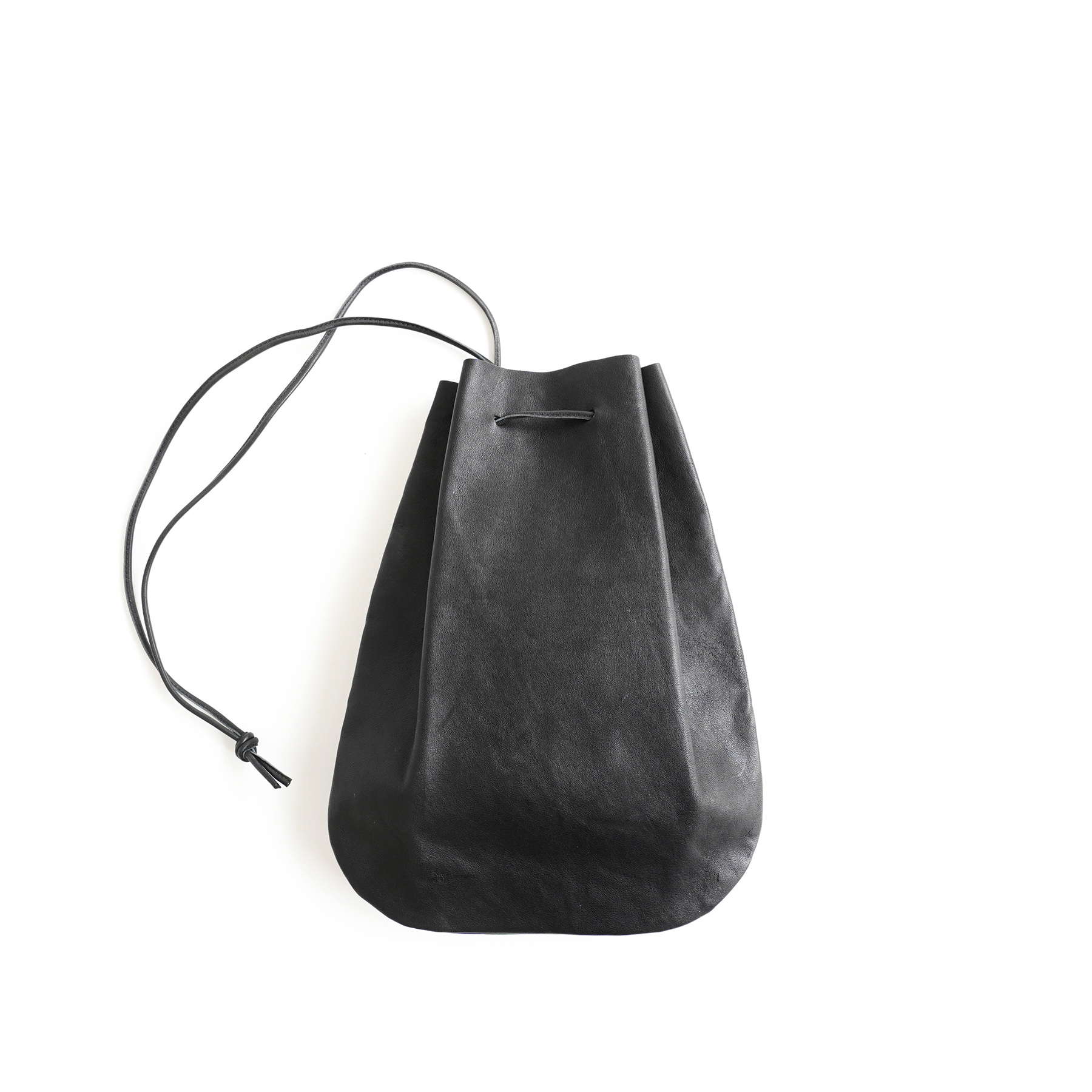 ARTS&CRAFTS ドロップシェイプポーチM/巾着バッグ VEGETABLE HORSE LEATHER DROP SHAPE POUCH M ドロップシェイプ