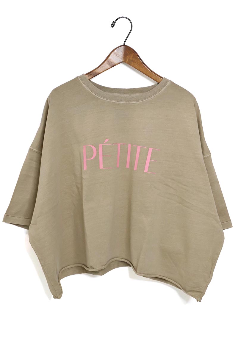☆レディース MICA&DEAL マイカ＆ディール "PETITE"ロゴプリントTシャツ 品番:0125209145【1枚までメール便配送可】【SALE】【10%OFF】