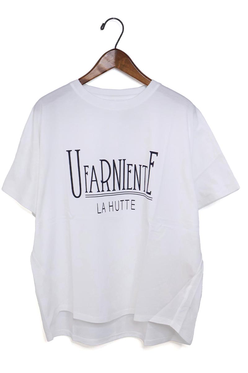 ☆MICA&DEAL マイカ＆ディール La Hutte×MICA&DEAL "UFARNIENTE"ロゴプリントT 品番:0125209153【1枚までメール便配送可】【SALE】【10%OFF】