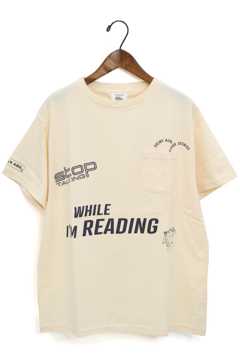 最終値下げ！タグ付き未使用　シンゾーンI'M READING TEE エクリュー Shinzone（シンゾーン）】I'M READING TEE Tシャツ