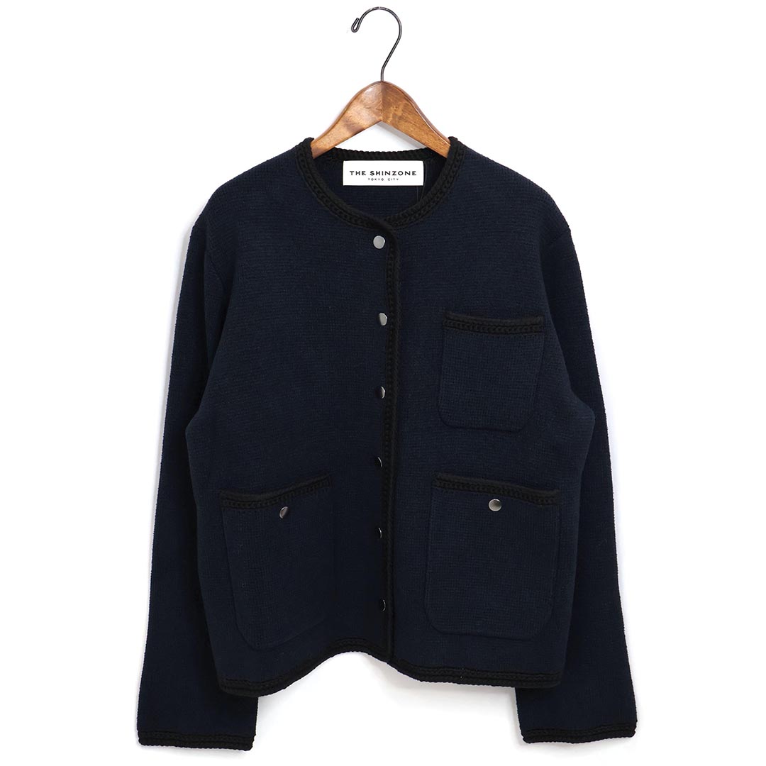 レディース/THE SHINZONE/ザシンゾーン/KNIT JACKET/ニットジャケット/品番:24SMSJK02/2024春夏｜star-bars｜03