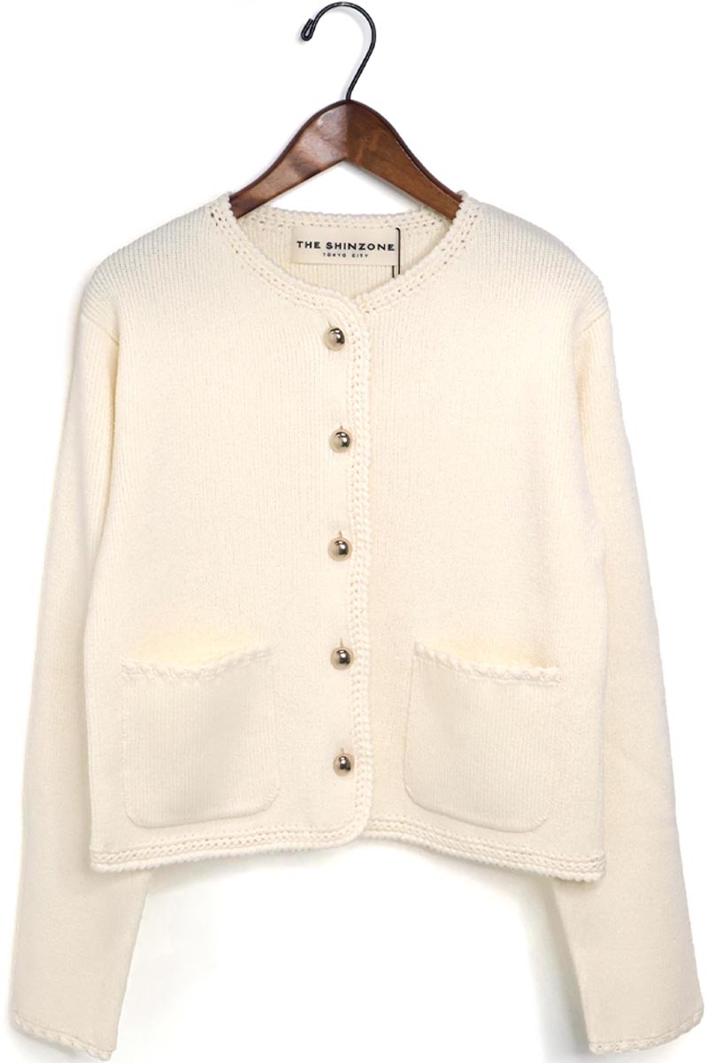 THE SHINZONE（ザ シンゾーン） ☆レディース BOUCLE KNIT JACKET