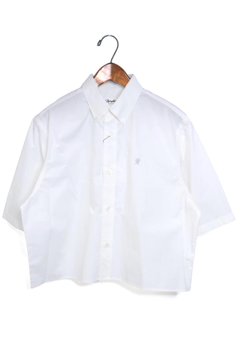 ☆レディース Gymphlex ジムフレックス ボタンダウン 半袖シャツ 品番：GY-B0367OGT 春夏【1枚までメール便可】【SALE】【10%OFF】 GYMPHLEX ☆レディース Gymphlex ジムフレックス ボタンダウン