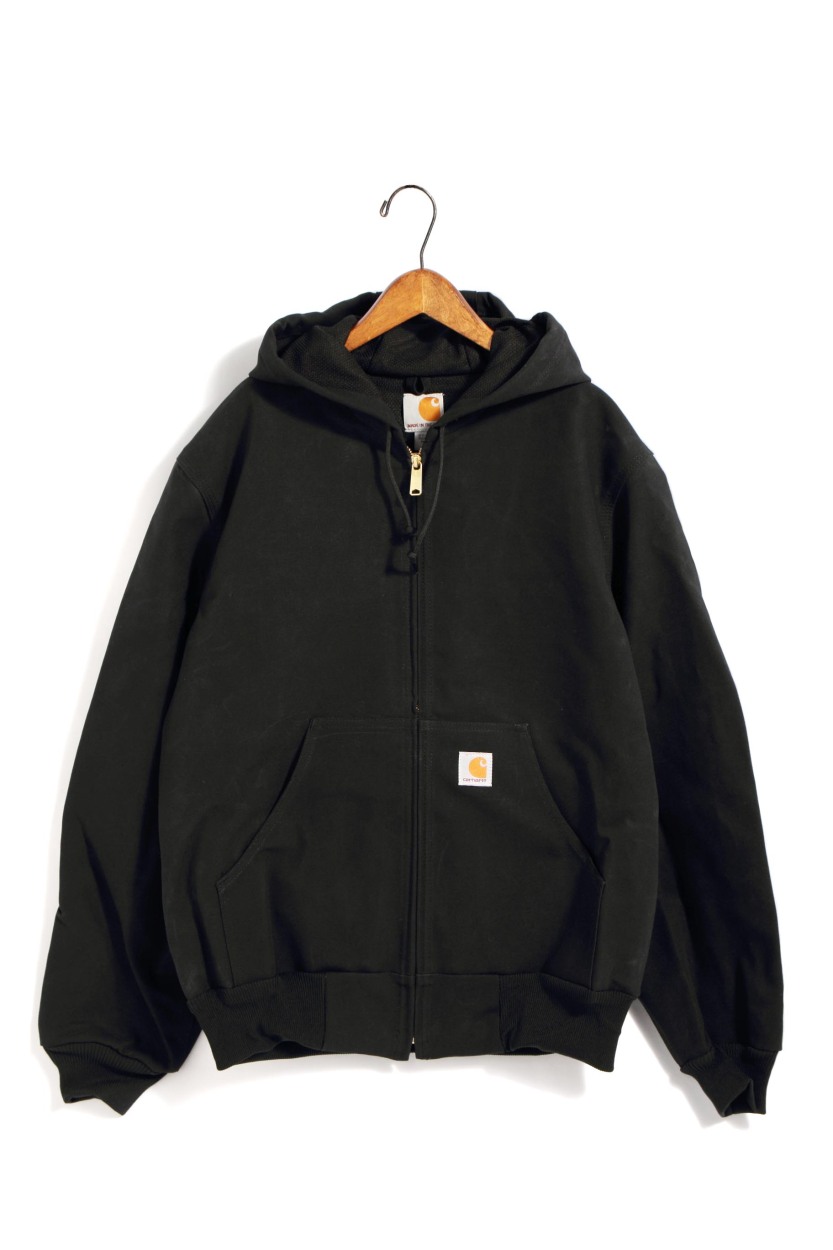 Carhartt◇DUCK ACTIVE JACKET THERMAL LINED/M/コットン/BLK/J131-BLK-