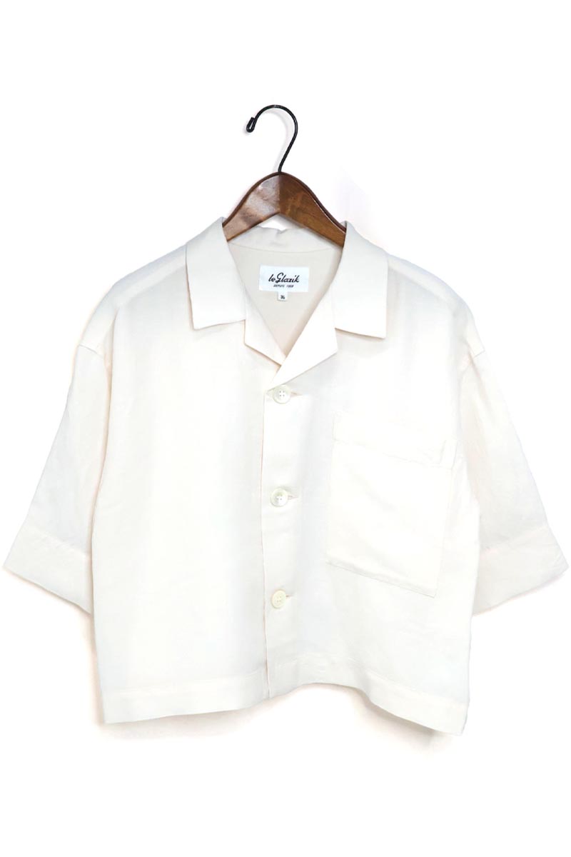 LE GLAZIK（ルグラジック） ☆レディース オープンカラーシャツ 品番 