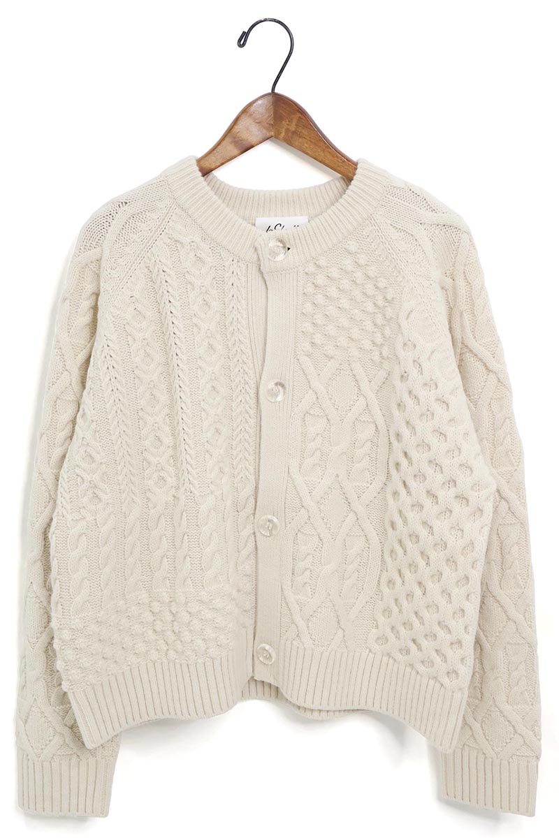 LE GLAZIK（ルグラジック） ☆レディース ケーブルニット クルーネック