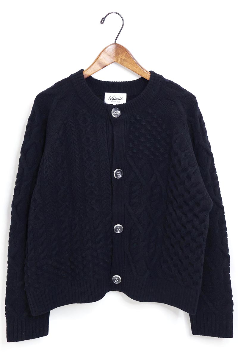 ☆レディース LE GLAZIK ルグラジック ケーブルニット クルーネックカーディガン LG-D0109NCB【SALE】【10%OFF】 楽天市場】【SOLDOUT】Le glazik ル グラジック レディース