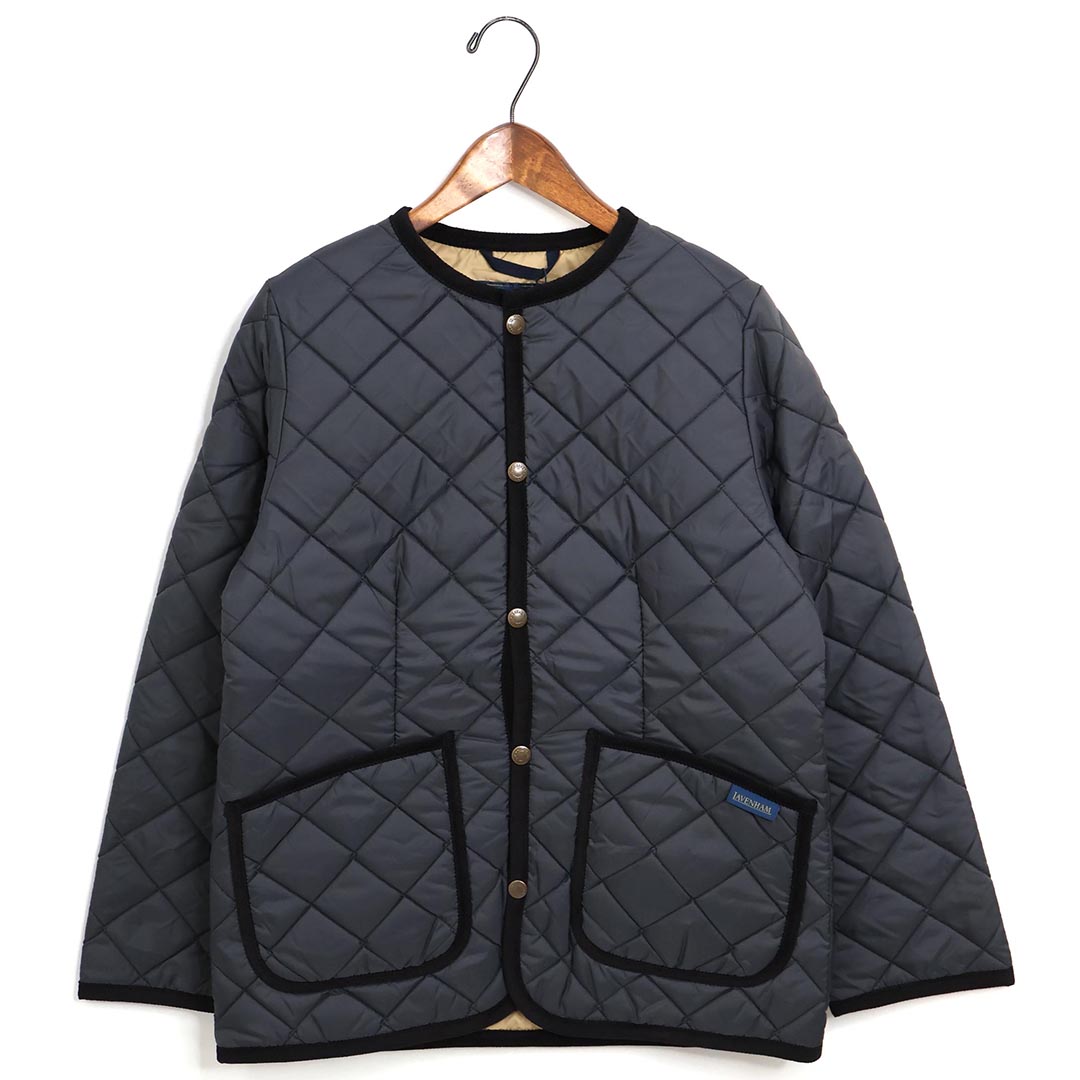 レディース/LAVENHAM/ラベンハム/キルティングクルーネックジャケット/CREWNECK JACKET/品番：LV6186/2023秋冬｜star-bars｜03