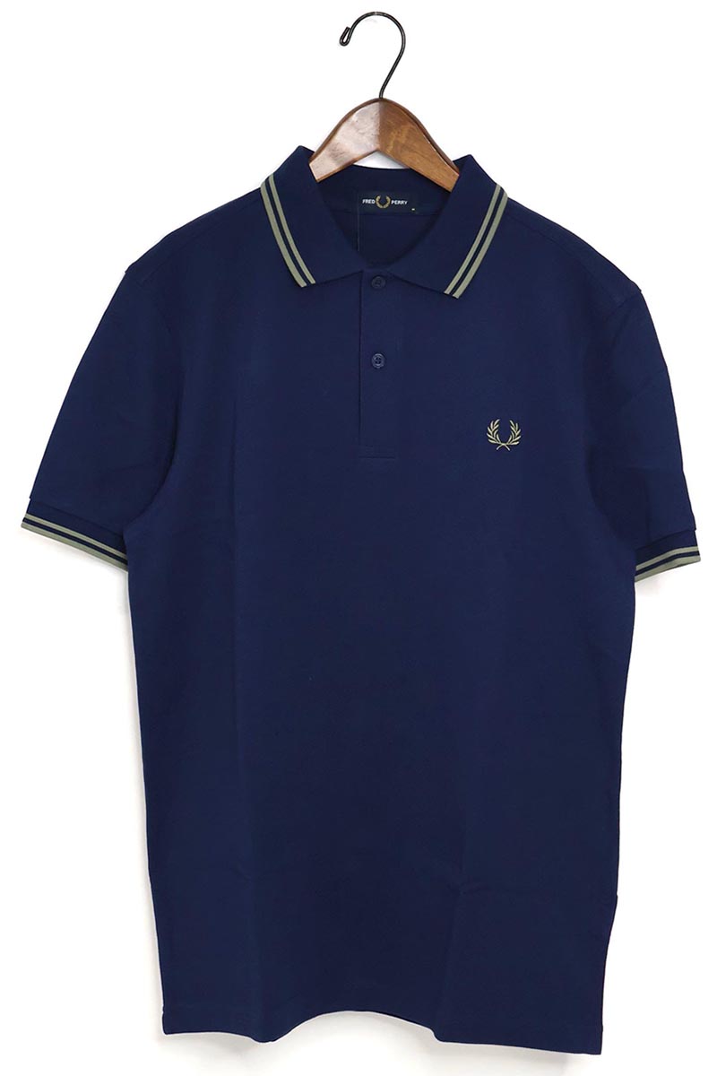 FRED PERRY ポロシャツ Lサイズ FRED PERRY ポロシャツ LS TWIN TIPPED SHIRT LS M3636 350
