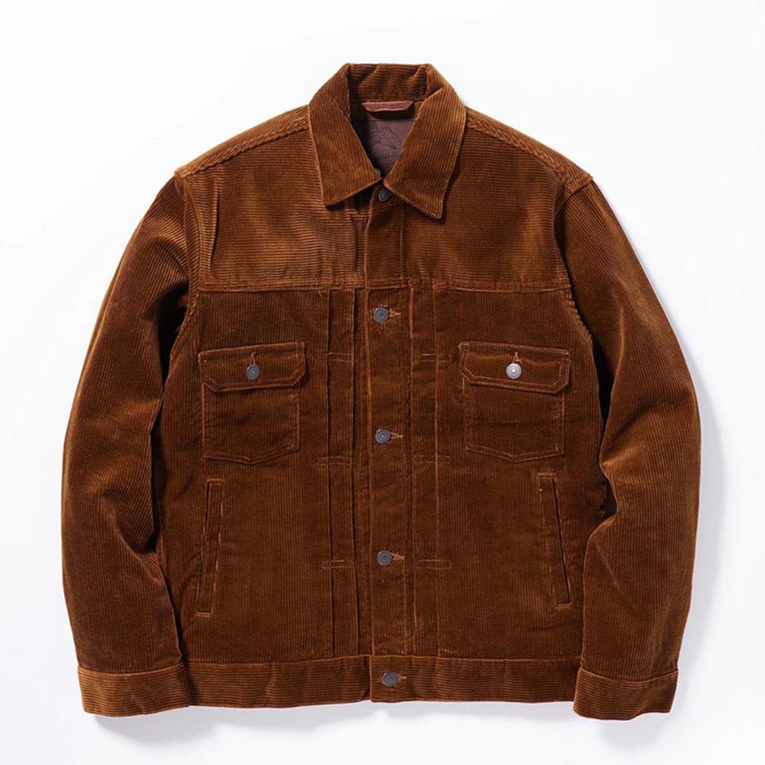 【父の日ギフト】メンズ/MOMOTARO JEANS/桃太郎ジーンズ/CORDUROY DOUBLE POCKET  JACKET/コーデュロイダブルポケットジャケット/品番:MXOT1100/2023秋冬