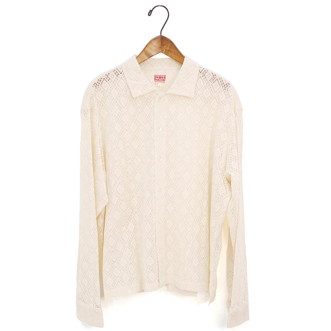 ☆レディース INDIA INDUSTRY インディアインダストリー ラッセルレースシャツ 品番:ND-B0170DIL【SALE】【30%OFF】 ☆レディース INDIA INDUSTRY インディアインダストリー