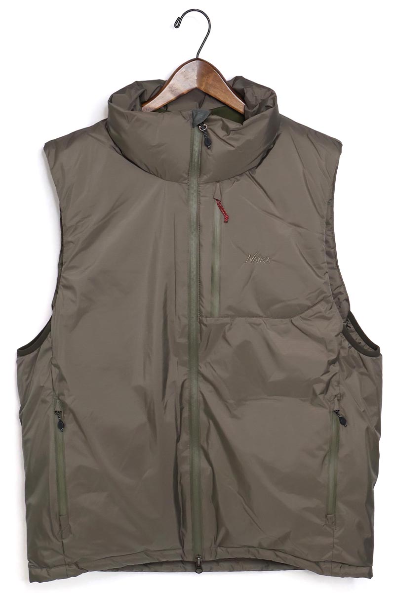 NANGA（ナンガ） メンズ AURORA TEX STAND COLLAR DOWN VEST オーロラ