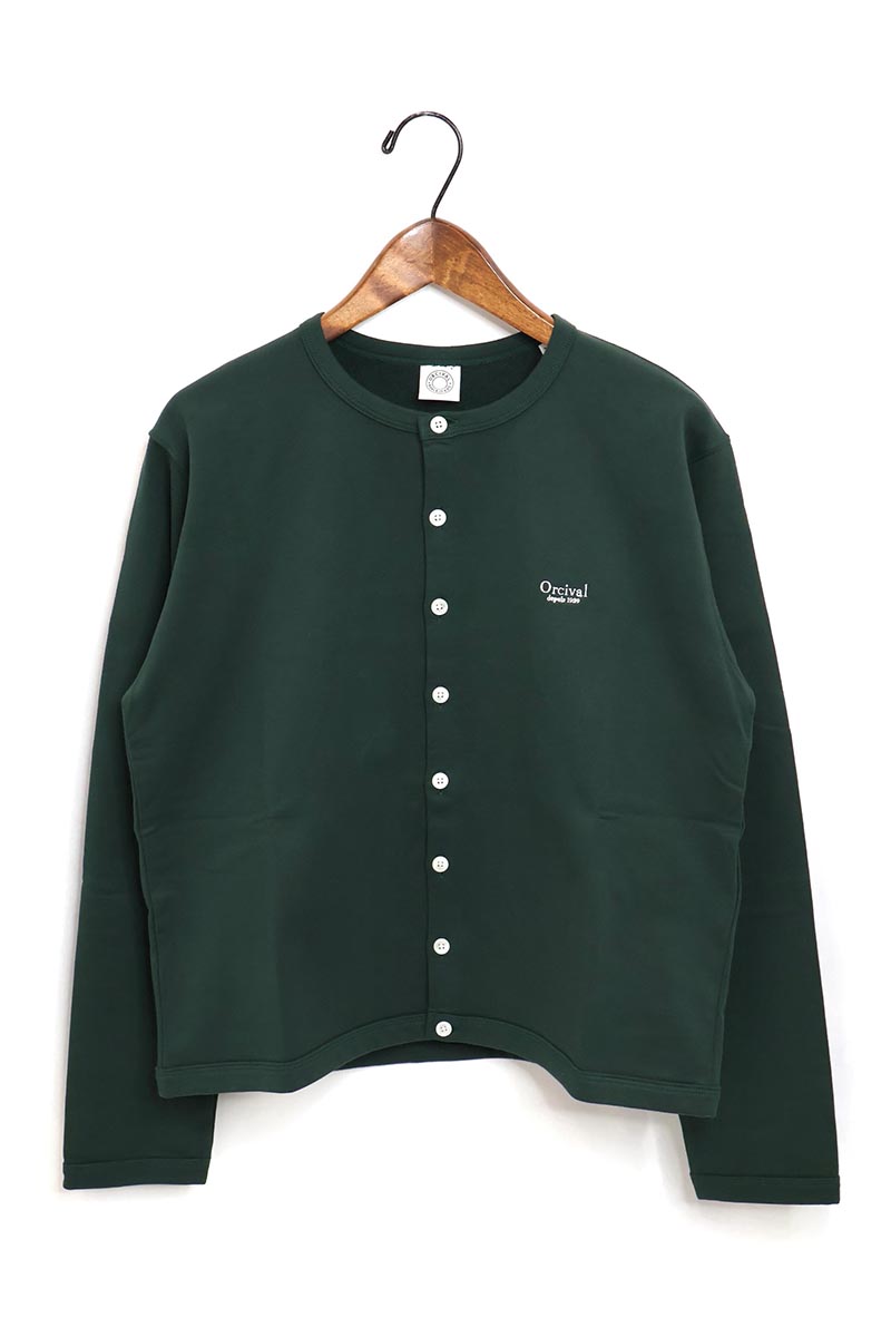 ☆レディース ORCIVAL オーシバル オーチバル ジャージークルーネックカーディガン OR-C0382MFT【SALE】【20%OFF】 ORCIVAL ☆レディース オーシバル オーチバル ジャージークルー