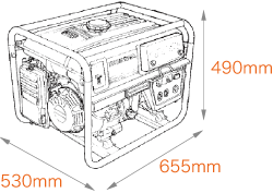 ホンダ（HONDA） 発電機 ET4500-J1 (50Hz) 三相発電機 東日本 三相200v