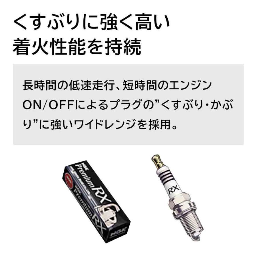 NGKプレミアムRXプラグ 三菱 エクリプスクロス 型式GK1W用 LKR7ARX-P (90020) 4本セット スパークプラグ プラグ カー用品 車パーツ 部品 車部品｜star-parts｜13