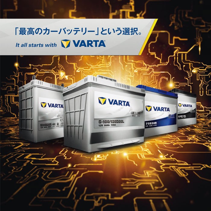 VARTAバッテリー アウディ S3 型式 ABA-8PCDLF 年式 -対応 574012068